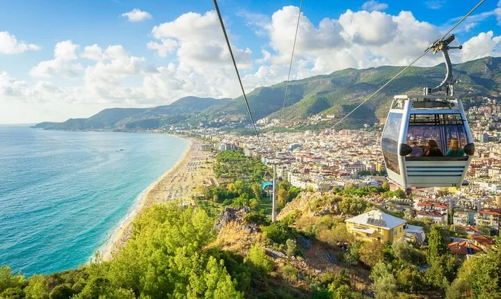 Alanya Sunset City Tour with Cable Car & Transfer by 4x4 Jeep