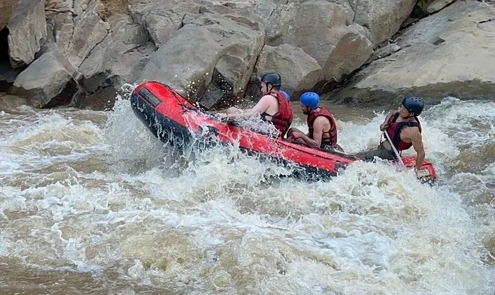 8 hour Sticky waterfall, ATV and White water rafting Adventures