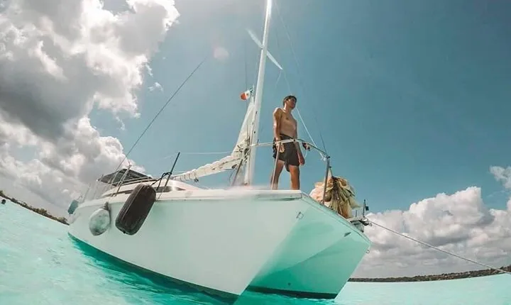Catamaran party Isla Mujeres with drinks & lunch from Cancun & Riviera Maya
