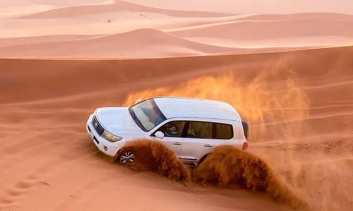4hr Desert Safari: Sunset,Sunrise,Camel,Sand boarding,Inland Sea