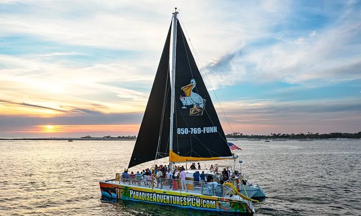 Panama City Beach Sunset Catamaran Sail on The Privateer
