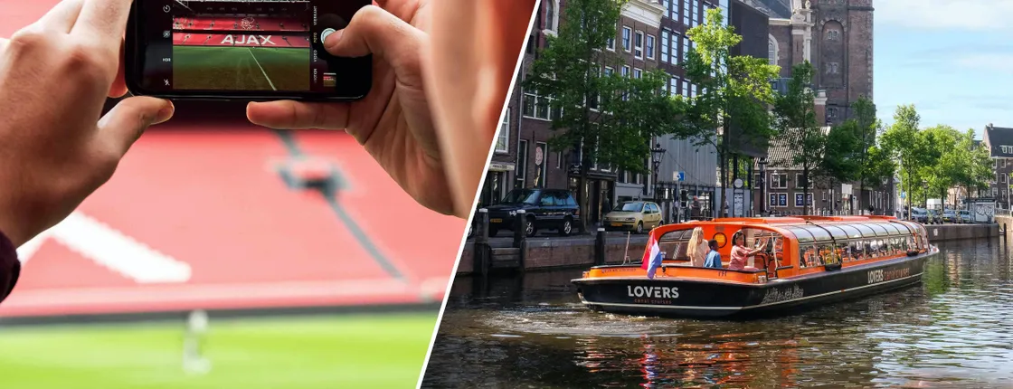 Johan Cruijff ArenA stadium tour and 1-hour canal cruise
