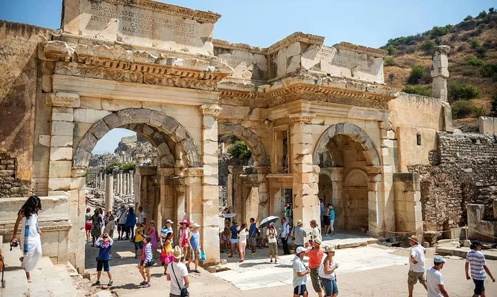Ancient Ephesus tour with Mother's Mary House and visit to old village Sirince with wine tasting