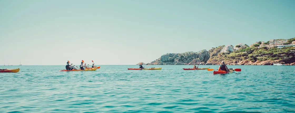 Kayaking and snorkeling in Costa Brava from Barcelona