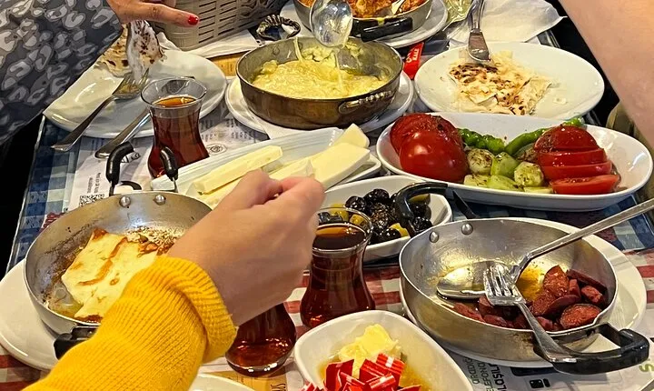 Istanbul food and wine tasting tour with a local guide.