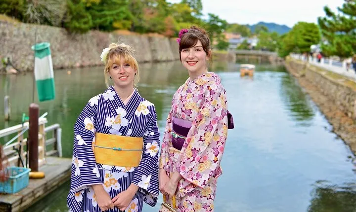 Private Kimono Elegant Experience in the Castle Town of Matsue