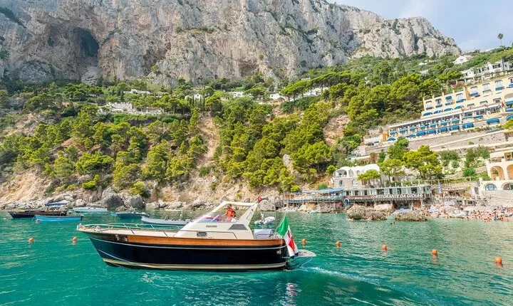 From Sorrento: Capri select Tour with Swim & Snorkel