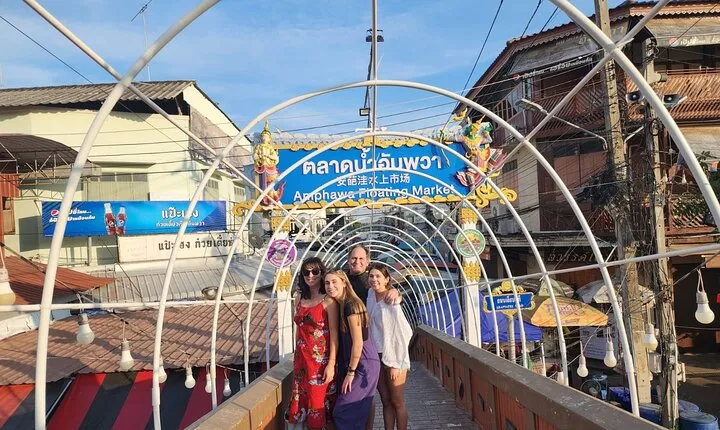 Private Maeklong Railway Market and Amphawa Floating Market Tour.