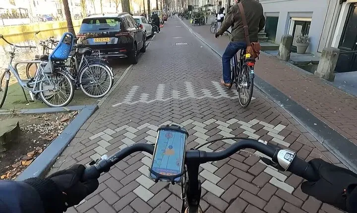 Amsterdam Bicycle Smartphone App Self-Guided GPS Tour