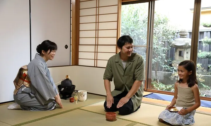 Kyoto near Fushimiinari Wagashi making&Small Group Tea Ceremony 