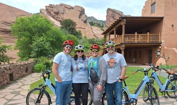 Red Rocks and Golden by Ebike