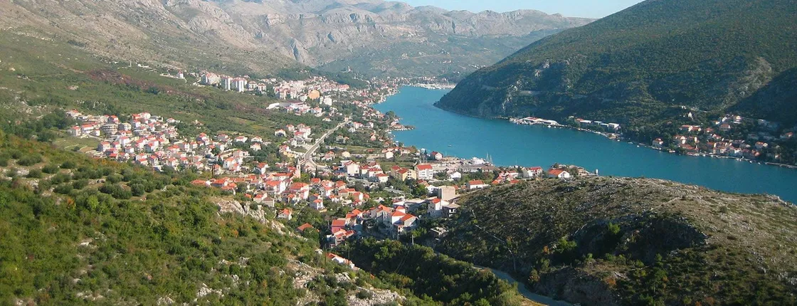 Sunset panoramic drive from Dubrovnik