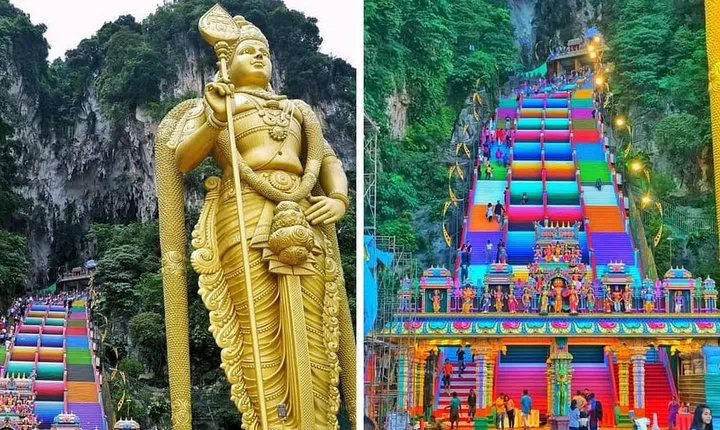 Genting Highlands to Kuala Lumpur International Airport En-route Batu Caves