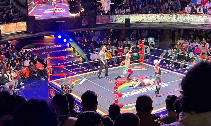 Lucha Libre Saturday Show in Mexico City (SEATS FROM BALCONY)