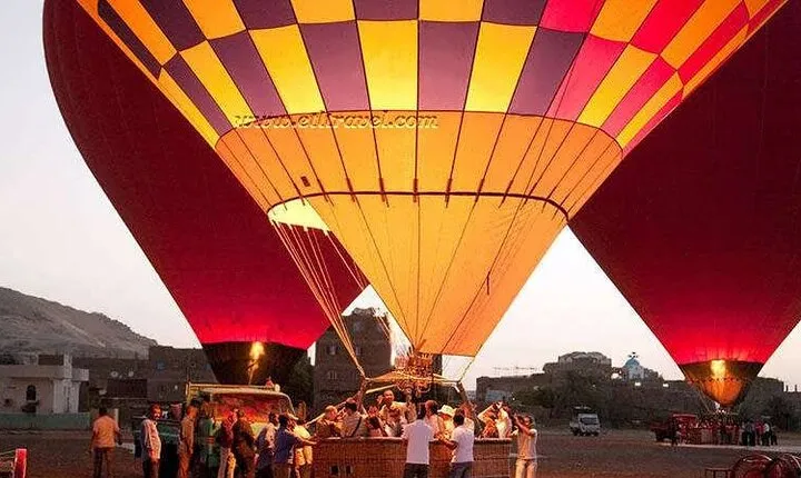 Luxor Day Tour by Flight from Cairo with Tours ,Sailing Felucca and Camel Ride