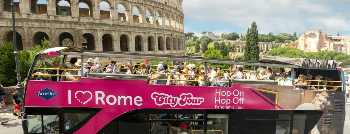 Colosseum Escorted Access Combo Pass with Open Bus