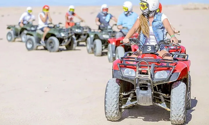 Marsa Alam: 3-hour desert Safari experience with the ATV quad & camel ride