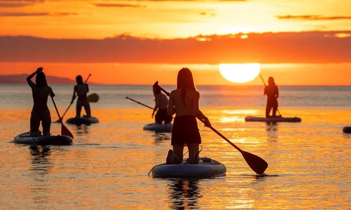 Sunrise Paddle Surf with Instructor and Photos Included
