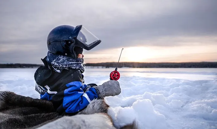 Snowmobile Safari with Ice Fishing Experience