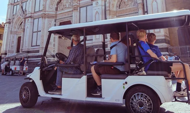Florence Private Electric Golf Cart Tour with audio-guide