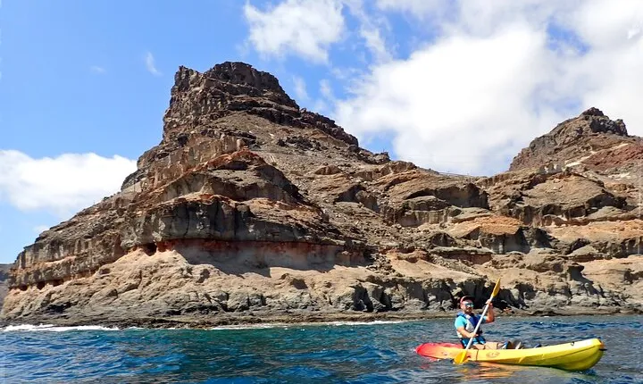 Kayak & Snorkeling Tour in Caves in Mogan