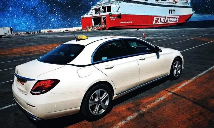 Luxury Athens Airport Transfer to Piraeus with Mercedes E-Class