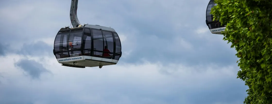 Cable car ticket with one-way or round-trip option
