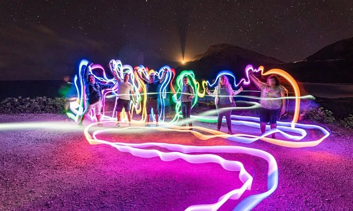 Honolulu Sunset & Light Painting Experience