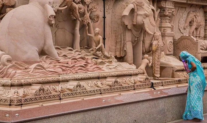 New Delhi: Private Guided Tour of Temples with Transfers