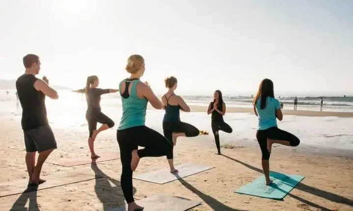 Beach Yoga in San Diego