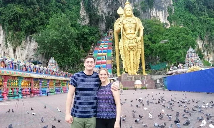 Malaysia Countryside and Batucaves from Kuala Lumpur