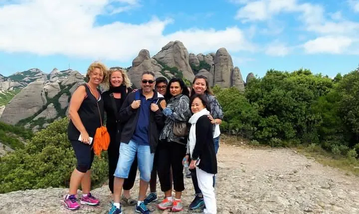 Montserrat Monastery with Easy Hike & Sitges Tour from Barcelona