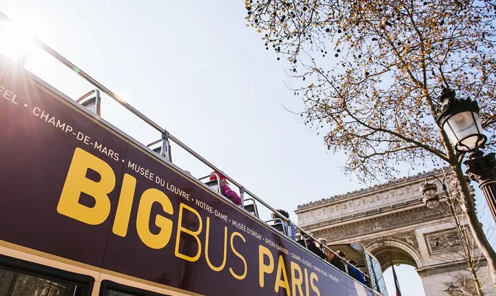 Arc de Triomphe, Hop-On Hop-Off Bus and optional River Cruise