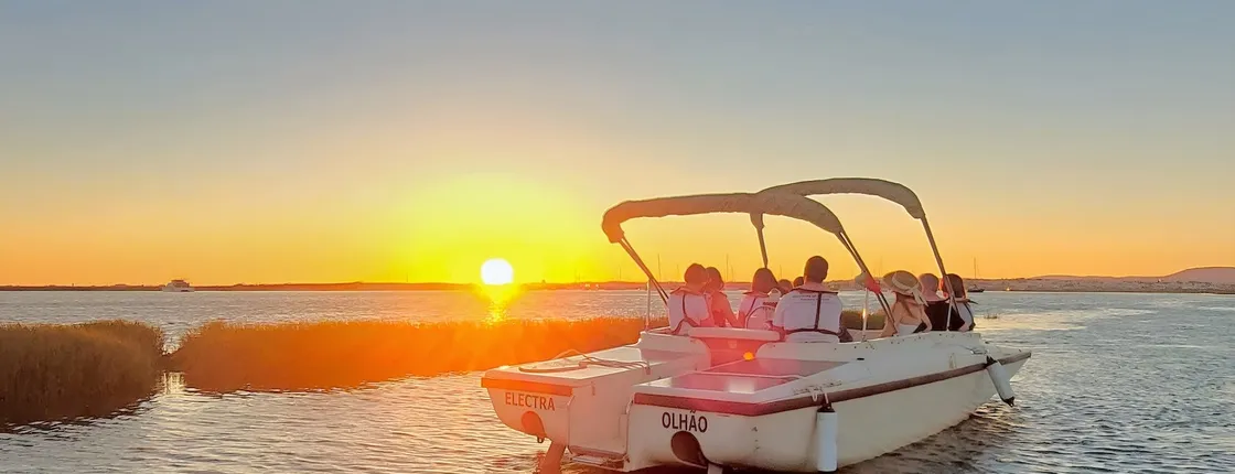 Ria Formosa at sunset boat tour