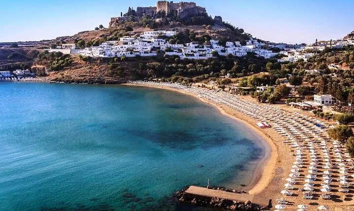 Lindos + 7 Springs by luxury bus (full day tour)