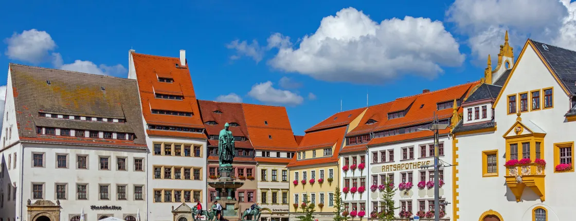 Silver city railway tour through Freiberg