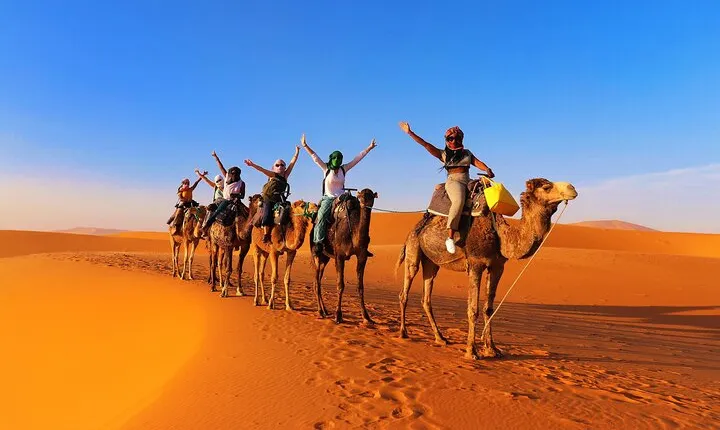 Marrakech-to-Fes: 3 Days-Tour-via-Merzouga-Desert-&-Camel-Trek