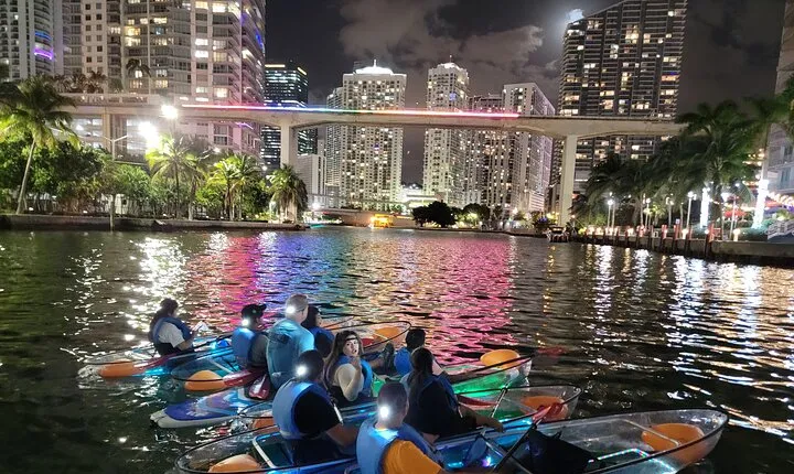 L.E.D. Light Kayak Miami City Lights