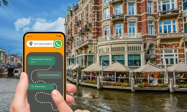 Self-guided city walking tour in Amsterdam