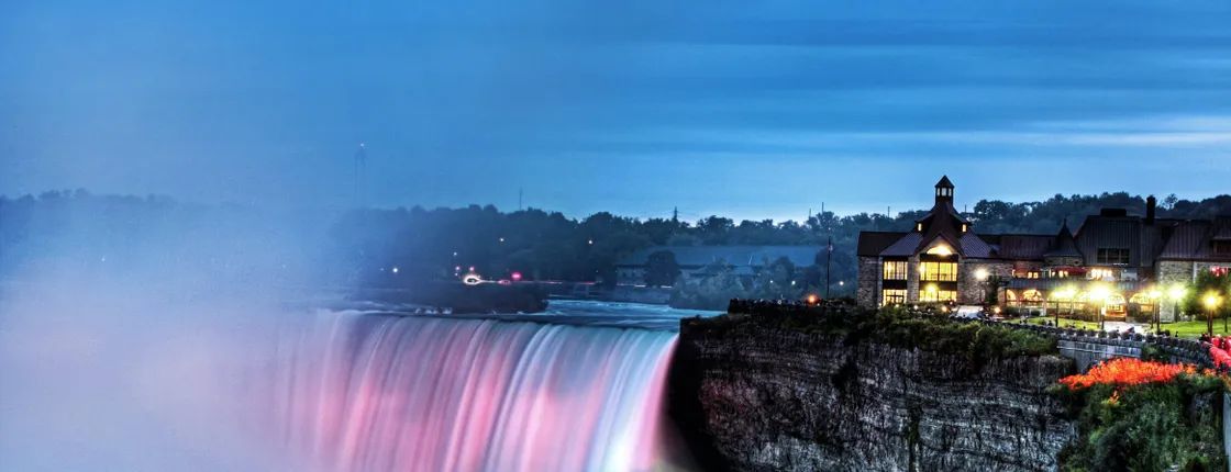 Night on Niagara experience in Canada with Power Station Light Show