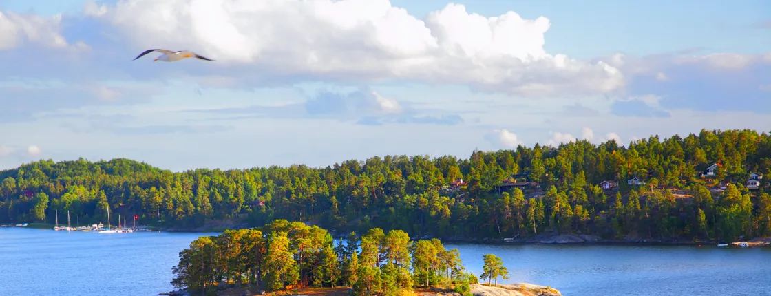 Sailing around Stockholms archipelago