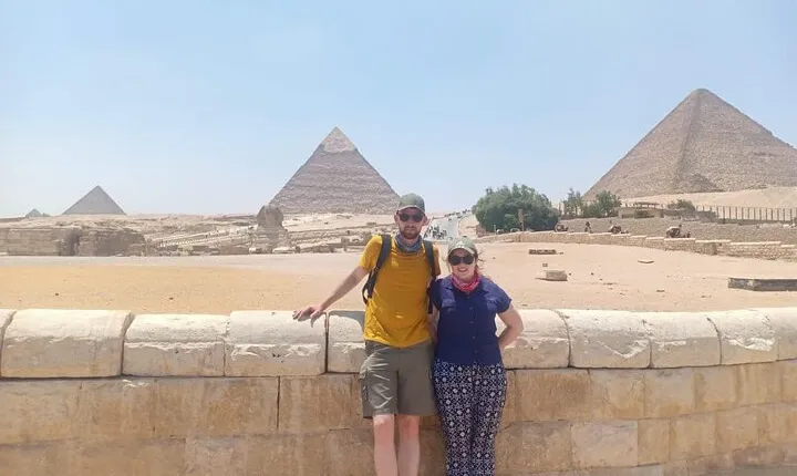 8-hours Private tour Giza pyramids ,Egyptian museum & camel ride all inclusive