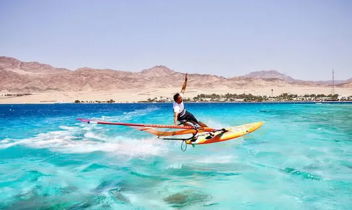 Dahab Windsurfing Adventure in Red Sea Waves