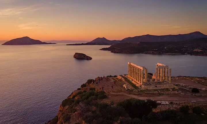 From Athens: Half day tour to Temple of Poseidon, Cape Sounio (Athens Riviera)