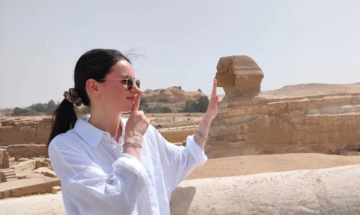 Half day Pyramids of Giza and Sphinx with Camel ride
