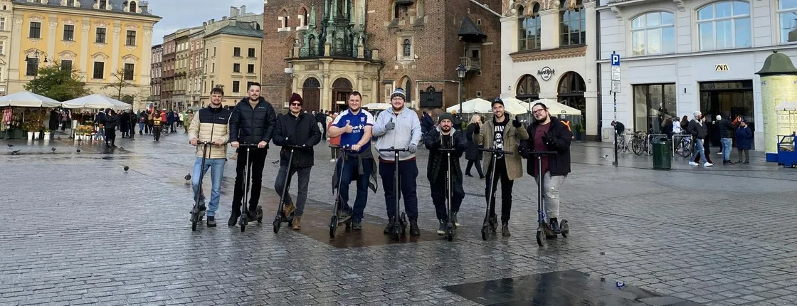 120-Minute Electric Scooter Rental in Krakow