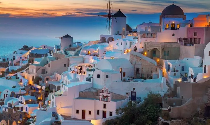 Caldera Morning Cruise and Sunset from Oia Village