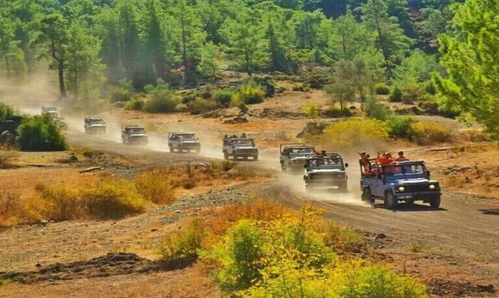 Side Jeep Safari Tour Around Taurus Mountains with Lunch