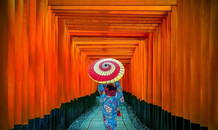 Kyoto Fushimi Inari Taisha Walking Tour with Audioguide