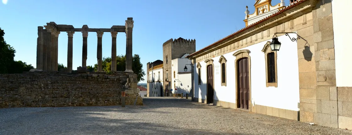 Self-guided discovery walk of Évora's cobbled streets and gardens
